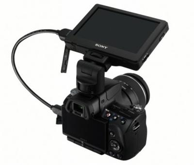 Фото Sony CLM-V55: 5″ внешний дисплей для HD DSLR